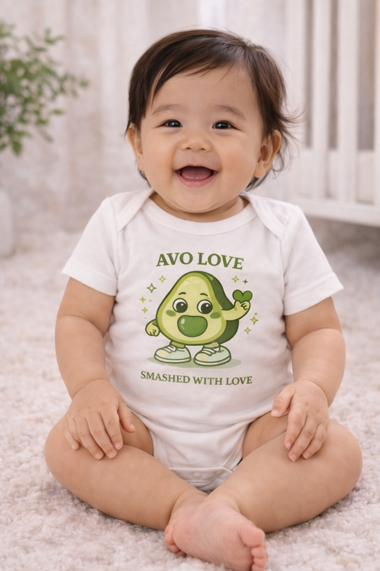 Avo Lovers Short Sleeve Bodysuit
